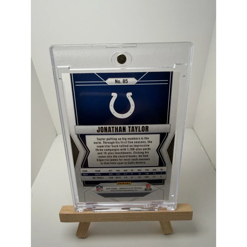 2025‎ Donruss Elite Jonathan Taylor RED /999 Indianapolis Colts #85